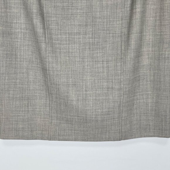 Doncaster Signature Womens Gray Pencil Skirt Virgin Wool Stretch size 12 - Picture 3 of 12